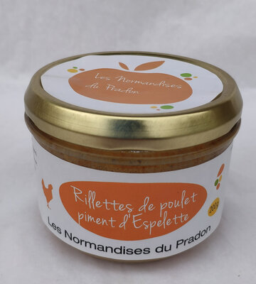 Rillettes poulet espelette 200 g