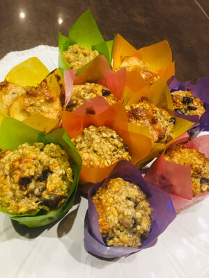 Muffins healthy vegan et sans gluten