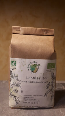 Lentilles vertes bio 0.5 kg