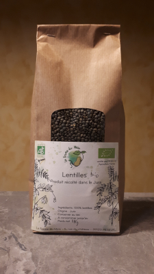 Lentilles vertes bio 1 kg