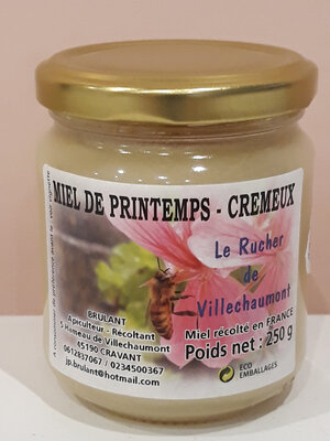 Miel de printemps crémeux