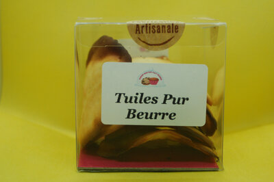 Tuiles oranges confites