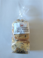 Palets orange  noisettes raisin rhum
