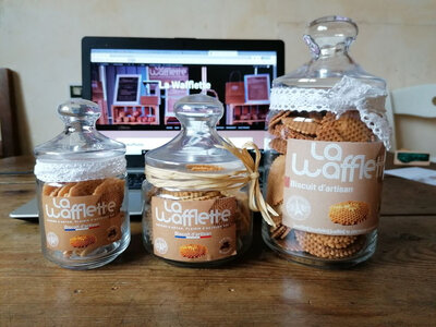 Bocal wafflettes nature
