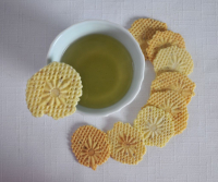 Wafflette amande/fleur d'oranger (sans gluten