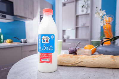 Lait de brebis bio frais