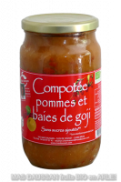 Compotée pommes-baies de goji 820g