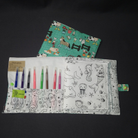 Livre à colorier lavable ferme