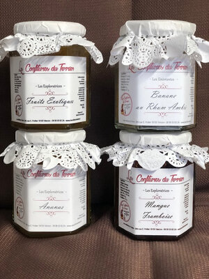 Confiture mangue framboise