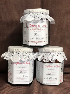 Confiture abricot à la vanille
