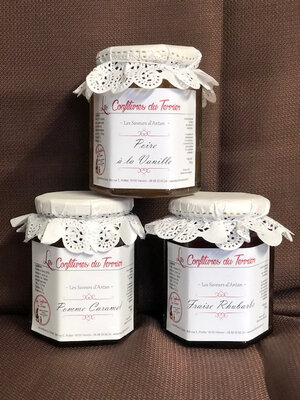 Confiture fraise rhubarbe