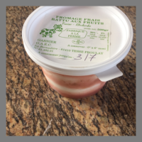 Fromage blanc fraise-rhubarbe