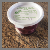 Fromage blanc myrtille