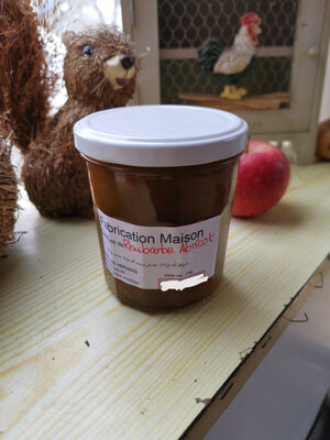 Confiture de rhubarbe abricot