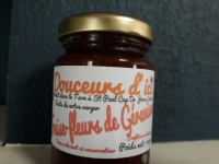 Confiture fraises-géranium