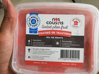 Sorbet fraise