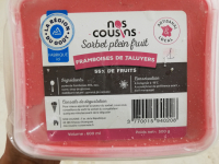 Sorbet framboise