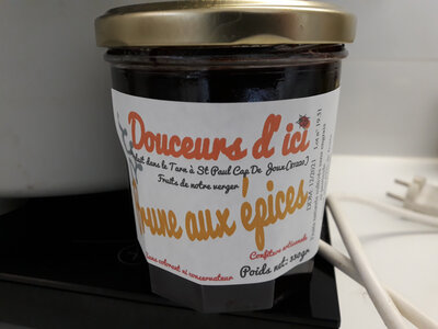 Confiture prunes aux épices