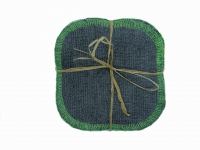 Lingettes lavables bambou gris perle