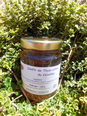 Confit thym citron gingembre