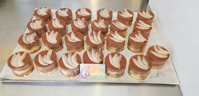 Entremet poire chocolat