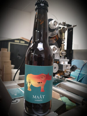 Bière ambrée maât - bière médaillée