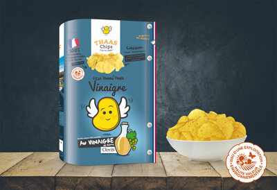 Thaas chips vinaigre 120 gr