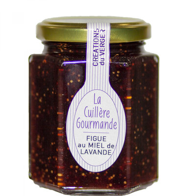 Confiture figue au miel de lavande