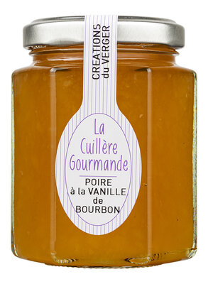 Confiture poire à la vanille de bourbon