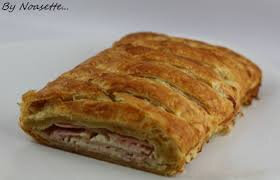 Feuilleté au jambon 4 personnes.