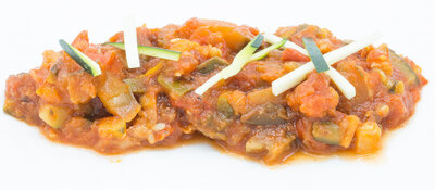 Piperade de courgettes et poivrons