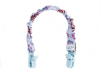 Attache serviette fleurs