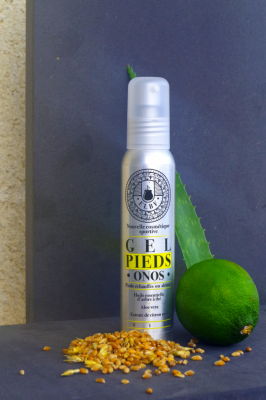 Gel hydro-alcoolique pour les pieds