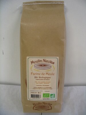 Farine de meule biologique t 80