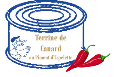 Terrine de canard au piment