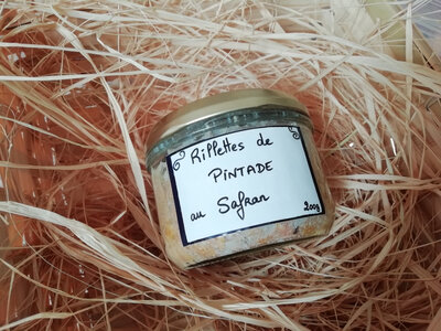 Rillettes de pintade au safran