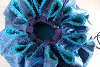 Sac piscine 'bleu indigo'