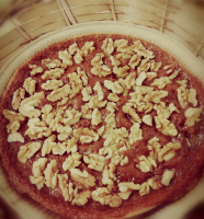 Tarte aux noix et caramel au lait