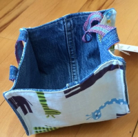 Panier pour lingettes girafe