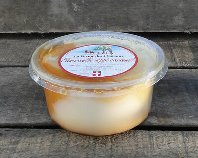 Pot 400g flan vanille nappé caramel