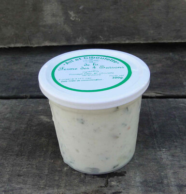 Fromage blanc ail ciboulette