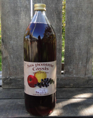 Jus de pommes fruits rouges