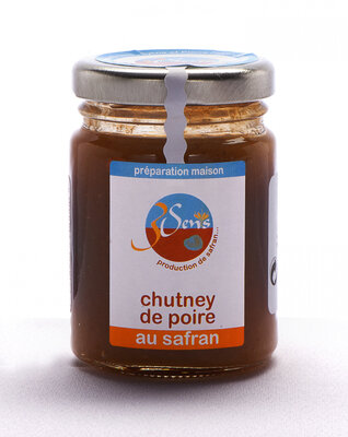 Chutney de poire au safran