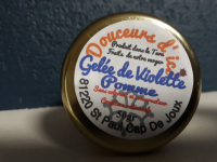 Gelée violettes-pommes