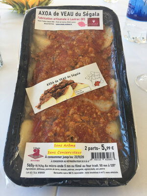 Axoa de veau