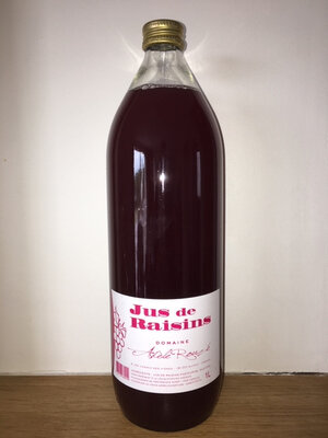 Jus de raisins rouges 1 litre