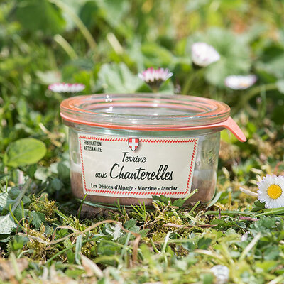 Terrine artisanale de chanterelles