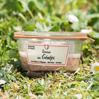 Terrine artisanale au génépi