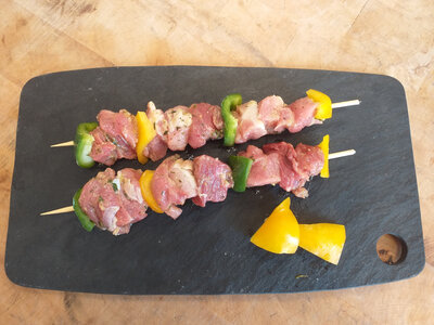 Brochette de porc fines herbes