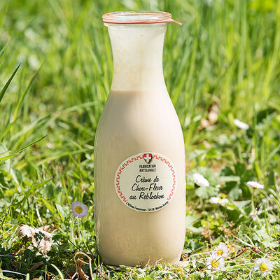 Crème de choux-fleurs au reblochon